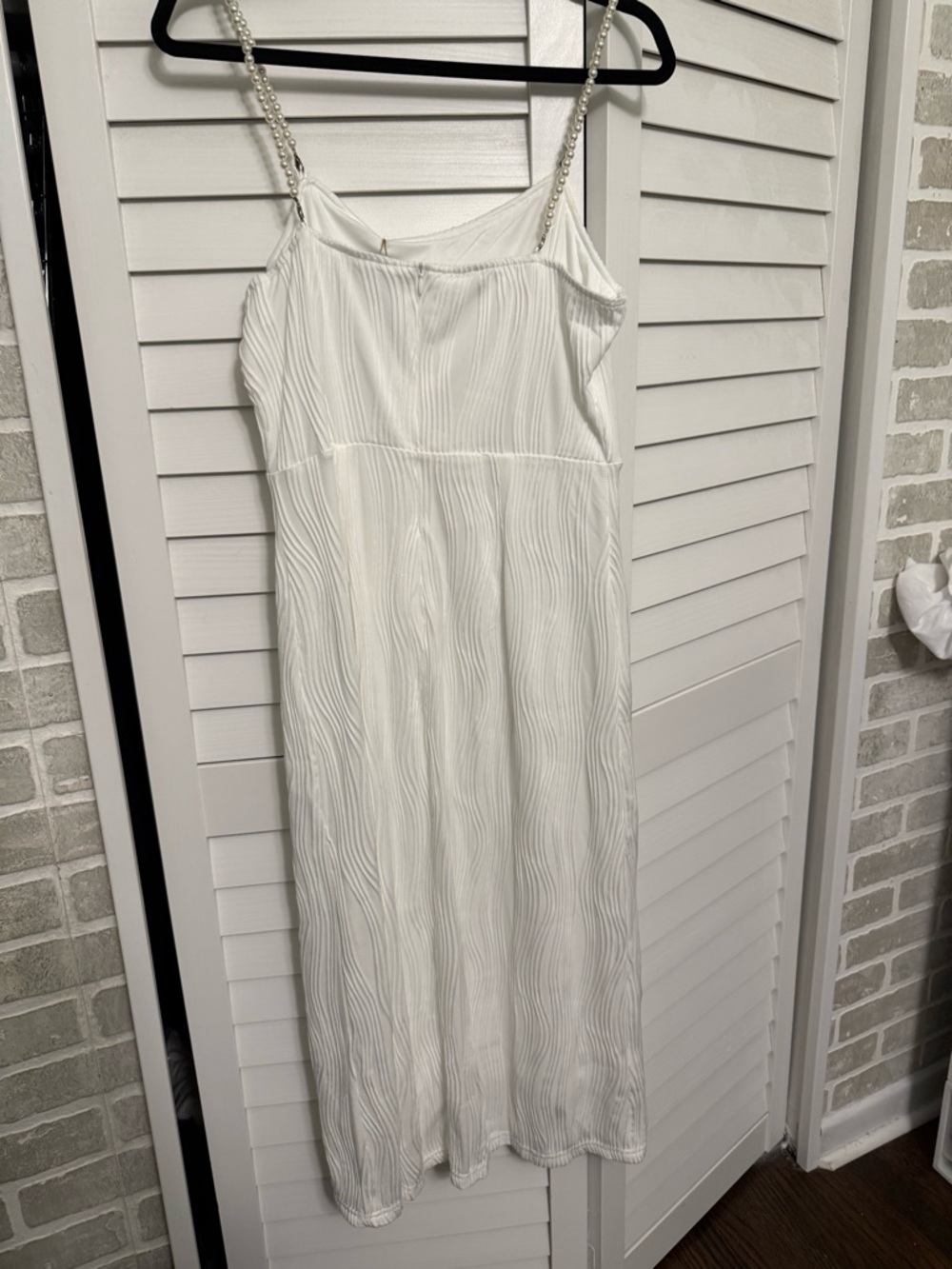 Mango Cream Spaghetti-Strap Midi Dress - Picture 3 of 4